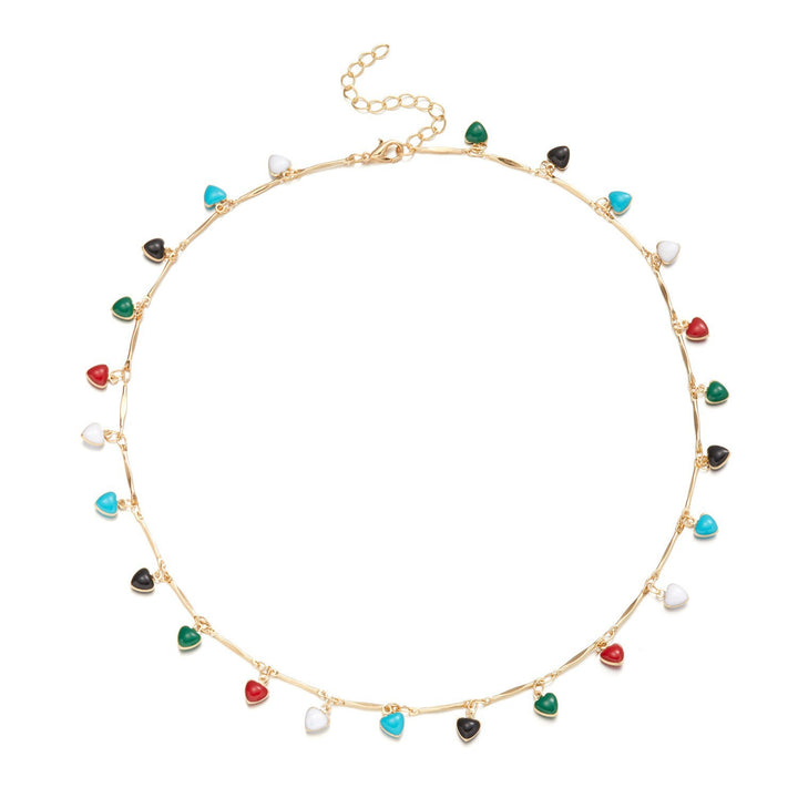 Heart Charm Statement Necklace Stornfield