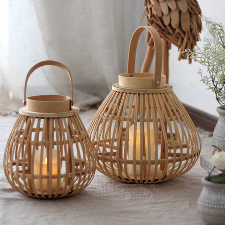 Natural Rattan Lantern Stornfield