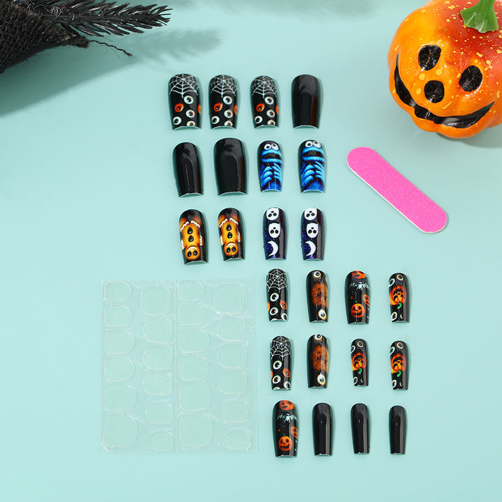 Creative Halloween-style art nails Stornfield