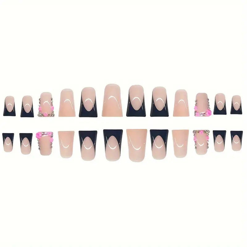 Luxurious 3D Floral Nail Art Extensions Stornfield