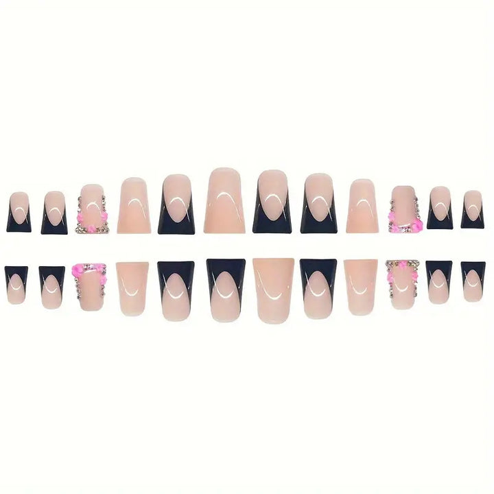 Luxurious 3D Floral Nail Art Extensions Stornfield