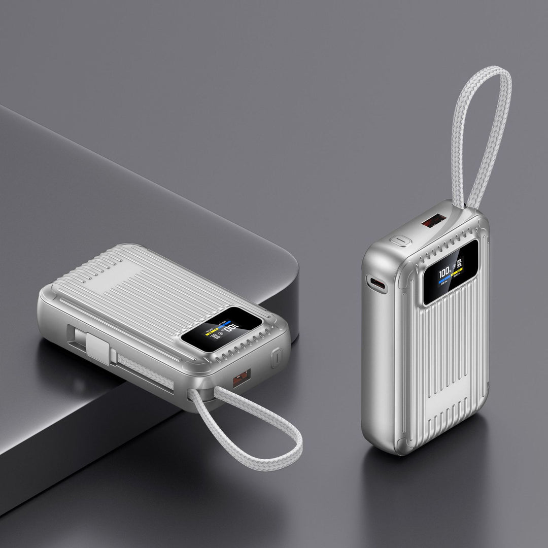 Compact power bank with intelligent LCD display and fast charging function Stornfield
