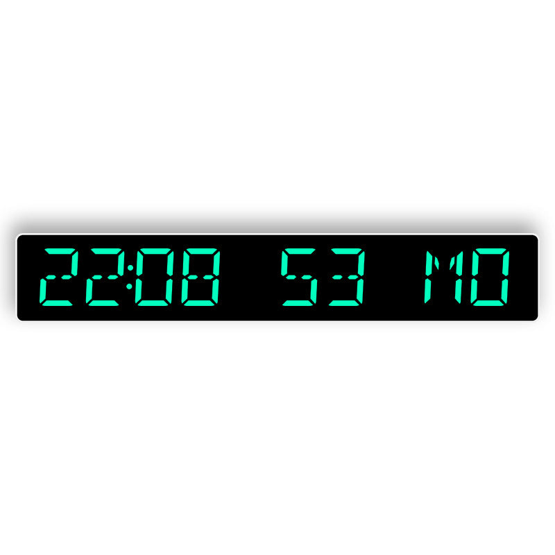 Digital wall clock with large LED display Stornfield