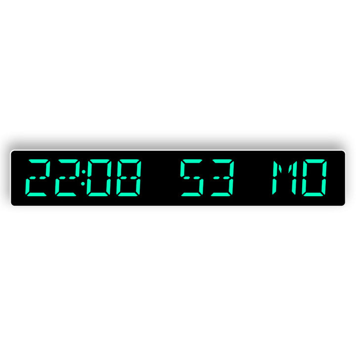 Digital wall clock with large LED display Stornfield