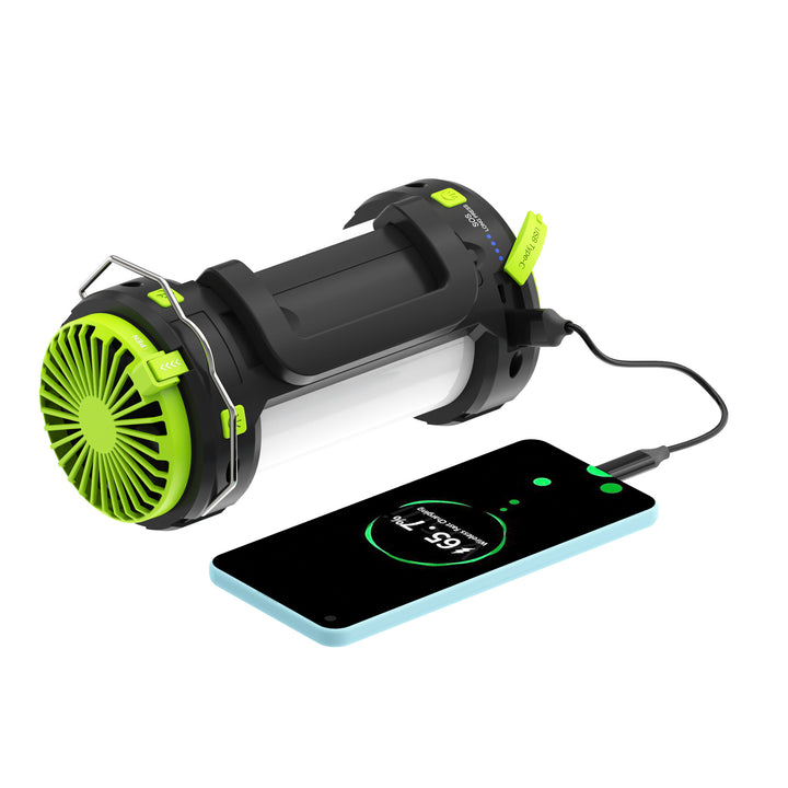 Multi-Functional Outdoor Lantern with Cooling Fan Stornfield
