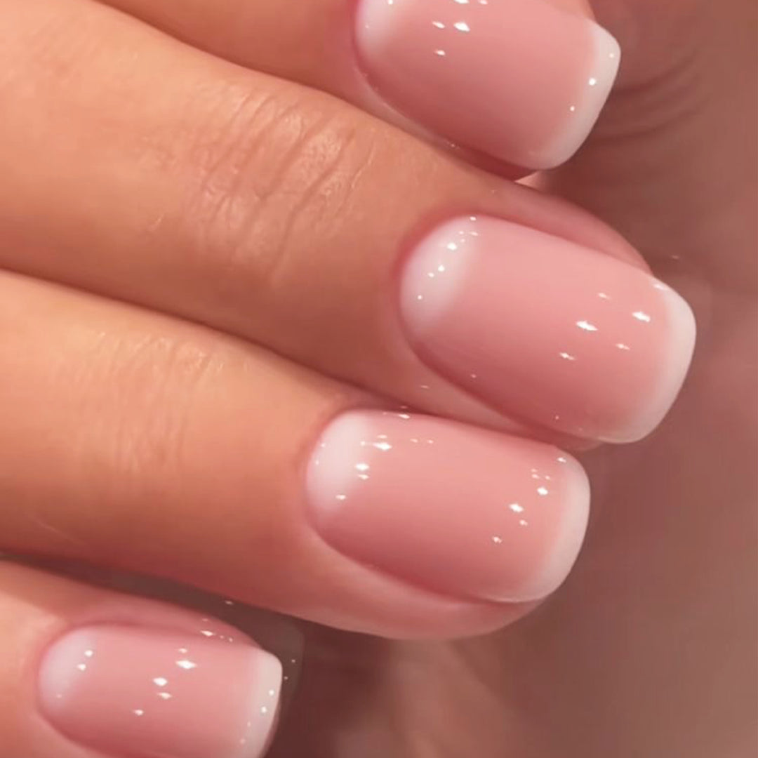 Premium Nail Art in Elegant French-Tip Design Stornfield
