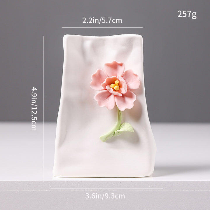 Decorative Floral Pitcher Ornament