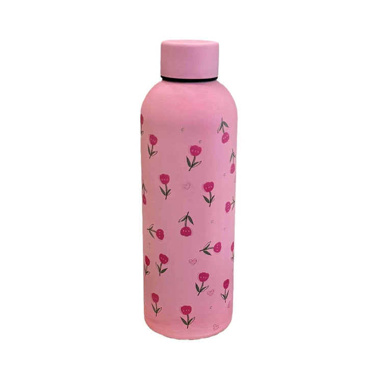 Ladies insulated drinking bottle with elegant floral design Stornfield