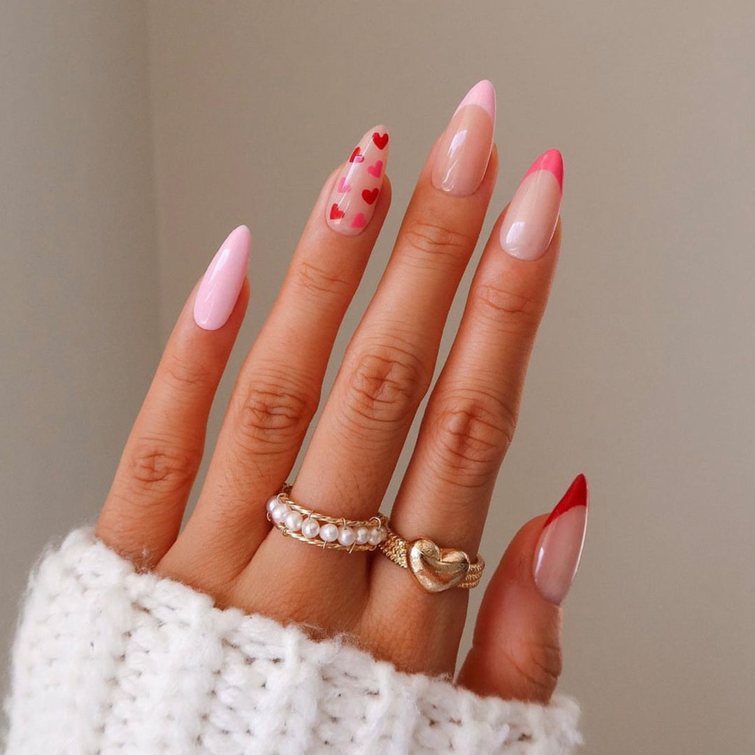 Artificial nail set with elegant French tips Stornfield