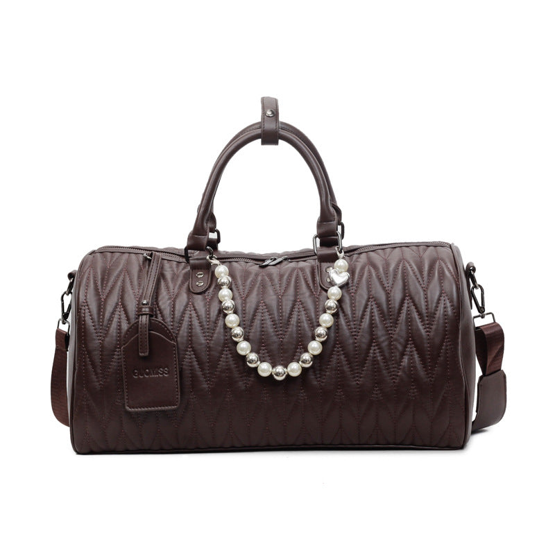 Noble travel bag in modern diamond design Stornfield