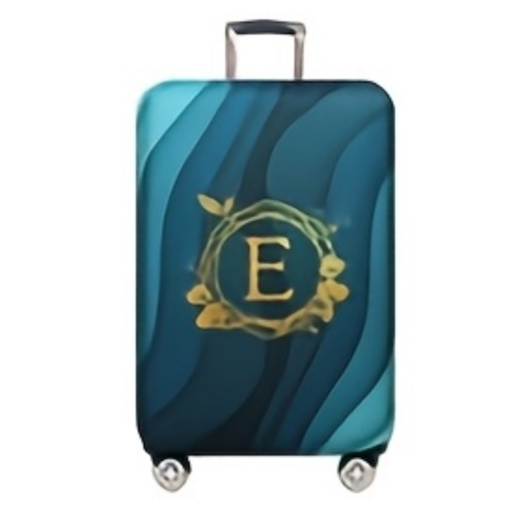 Women's Hard Shell Suitcase with Modern Wave Pattern Stornfield