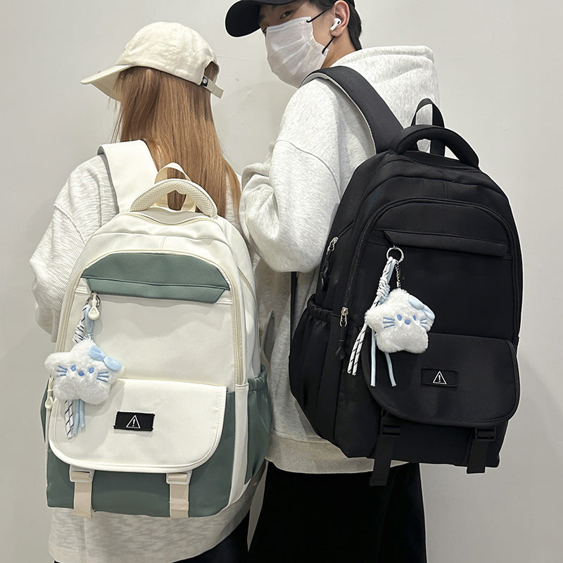 Stylish Multi-Functional Backpack with Plush Keychain Stornfield