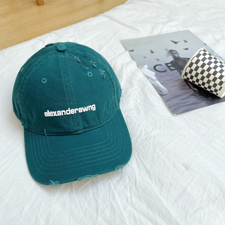 Unisex Distressed Cotton Baseball Cap Stornfield