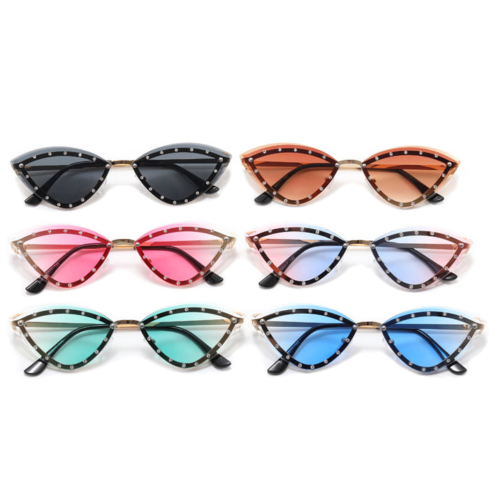 Women's Cat-Eye Sunglasses with Glitter Details Stornfield