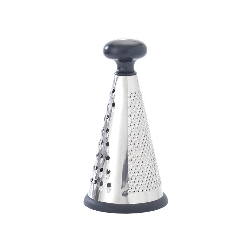 Ergonomic stainless steel kitchen grater with non-slip handle Stornfield
