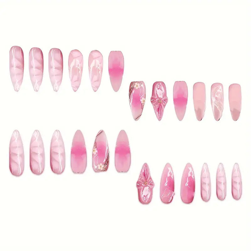 Decorative Floral Nail Art Extensions Stornfield