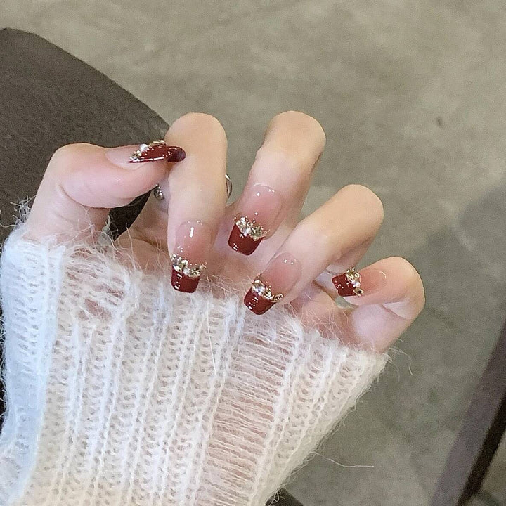 Artistic Nail Art Extensions with Floral Accents Stornfield