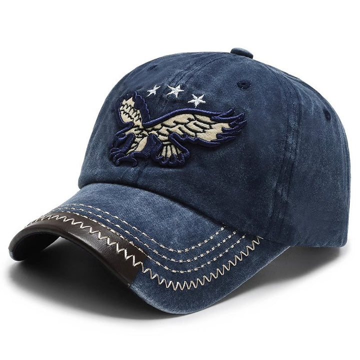 Men's Distressed Embroidered Baseball Cap Stornfield