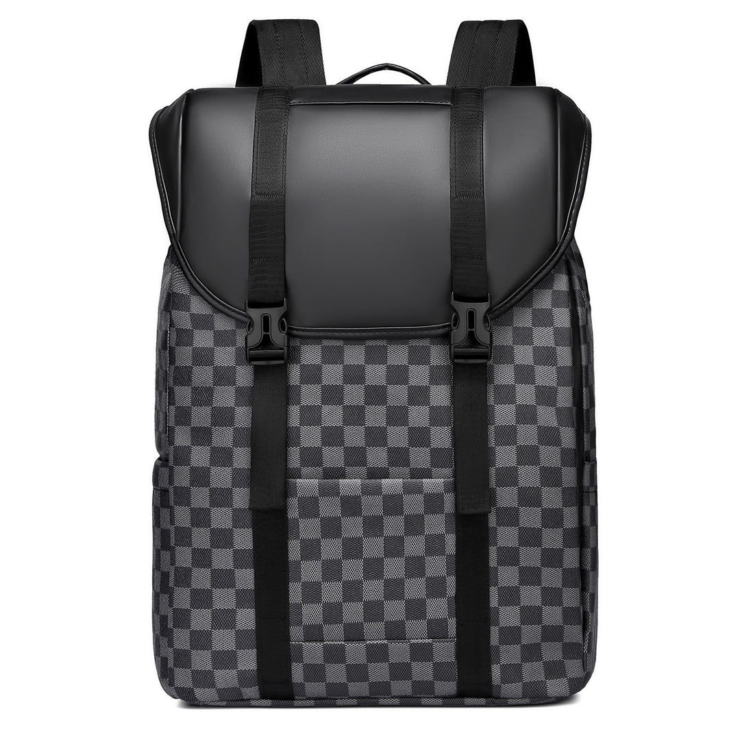 Modern Checkerboard Pattern Backpack