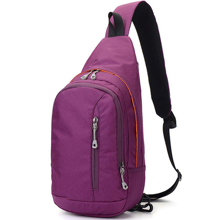 Unisex sling backpack with reflective elements and multiple compartments Stornfield