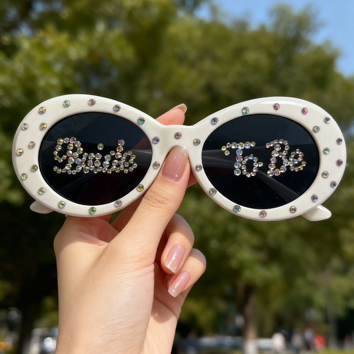 Rhinestone-Embellished Bridal Sunglasses Stornfield