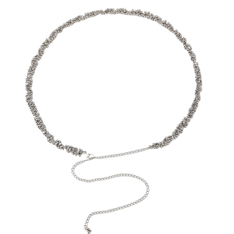 Sparkling chain belt with rhinestones Stornfield