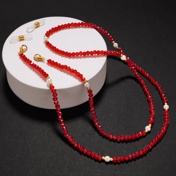 Elegant Crystal Beaded Eyewear Chain Stornfield