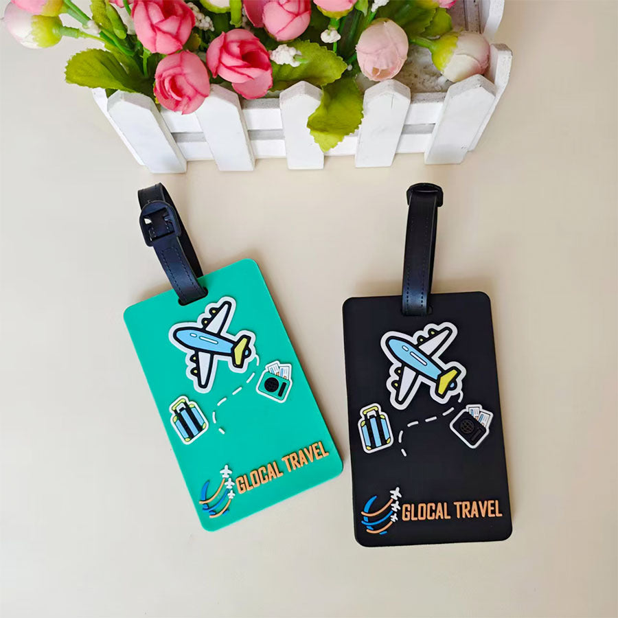Unisex Luggage Tag with Innovative Air Travel Design Bowlift
