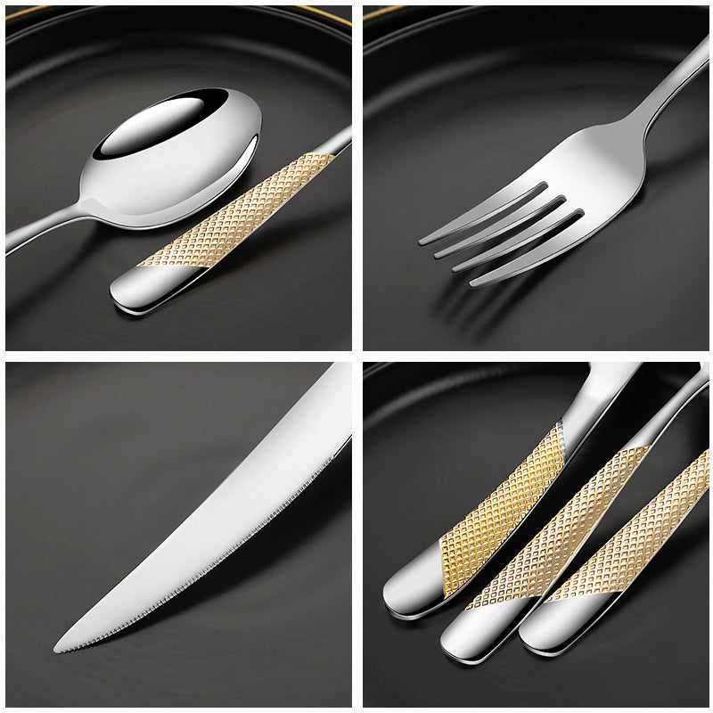 Fine and elegant table knife with non-slip handle Stornfield