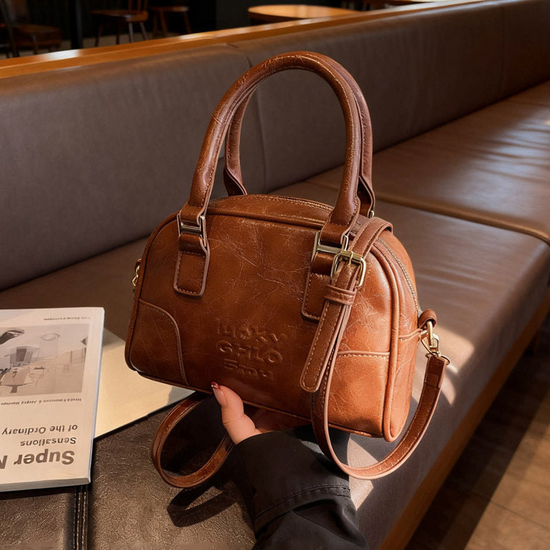 Luxurious Faux Leather Structured Handbag Stornfield