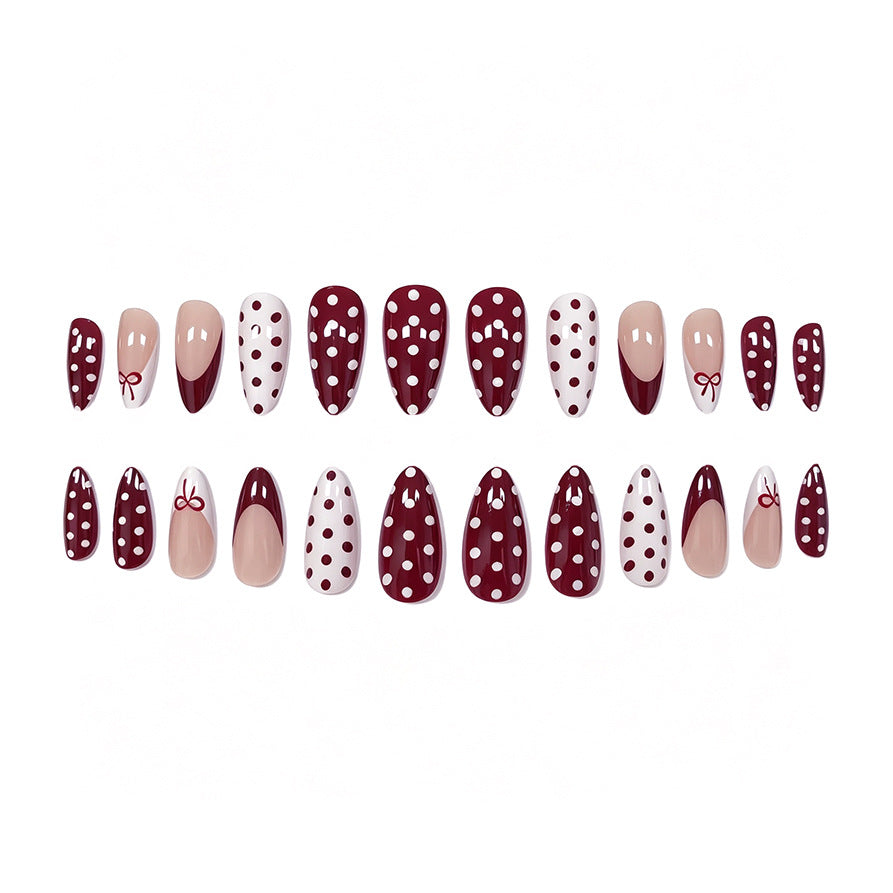 Elegant Almond Cupcake Nail Design Stornfield