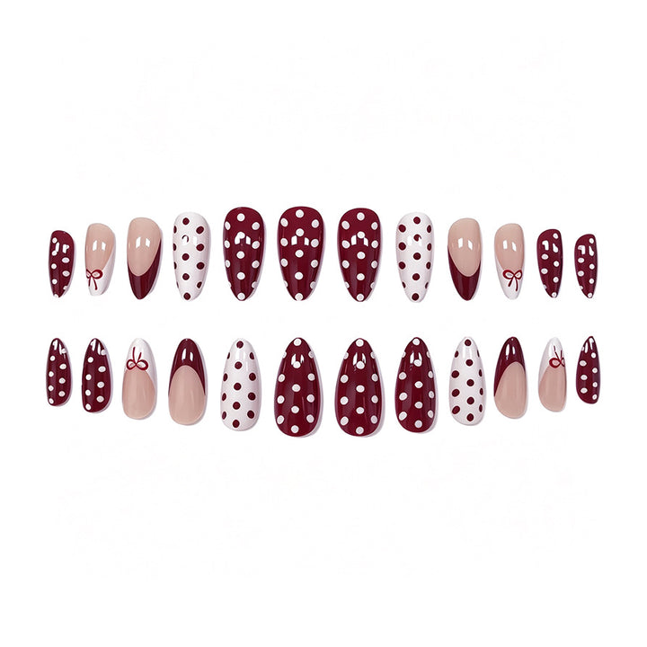 Elegant Almond Cupcake Nail Design Stornfield