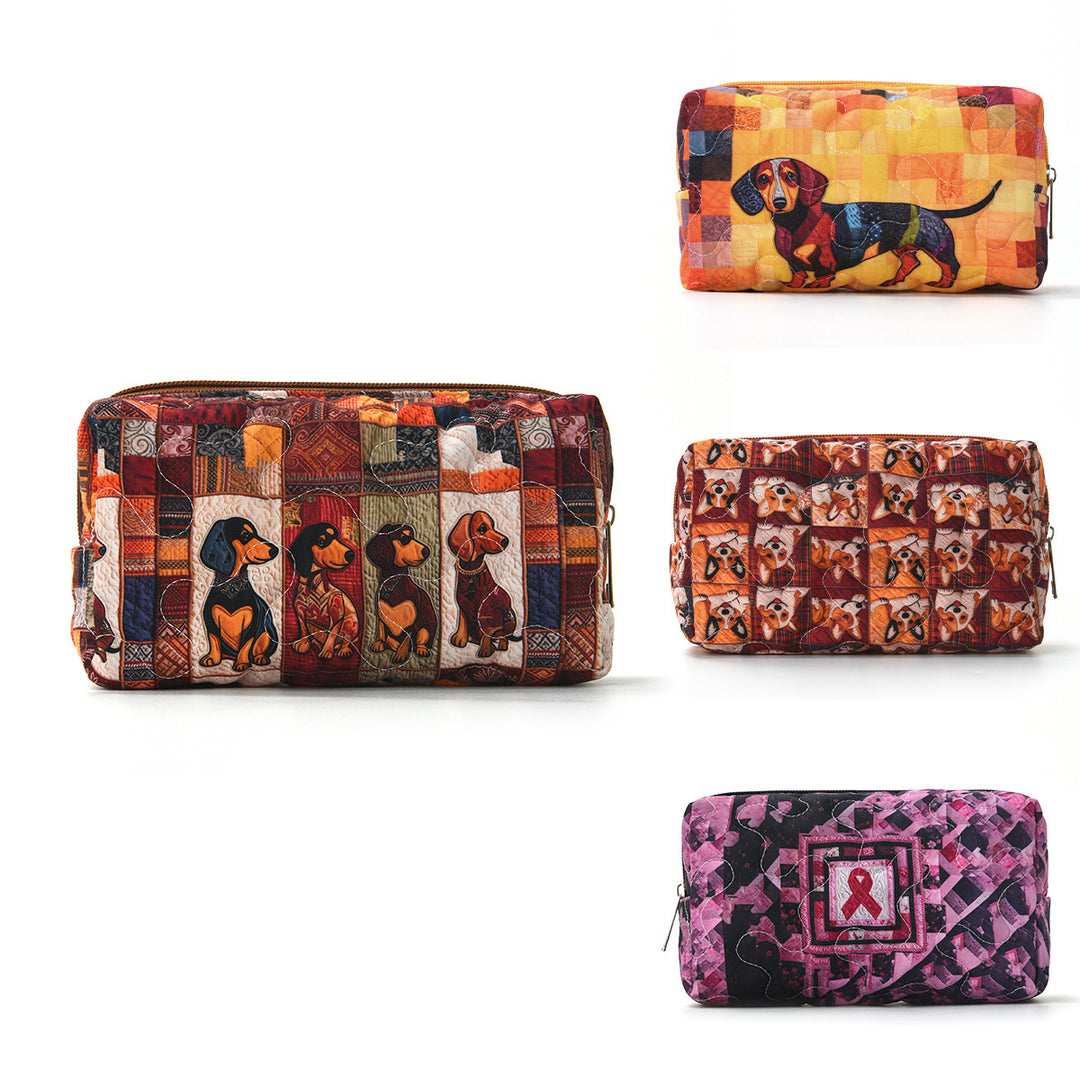 Cosmetic pouch with colorful animal design Stornfield