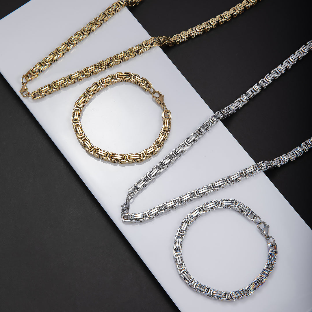 Chunky Link Chain Jewelry Set Stornfield