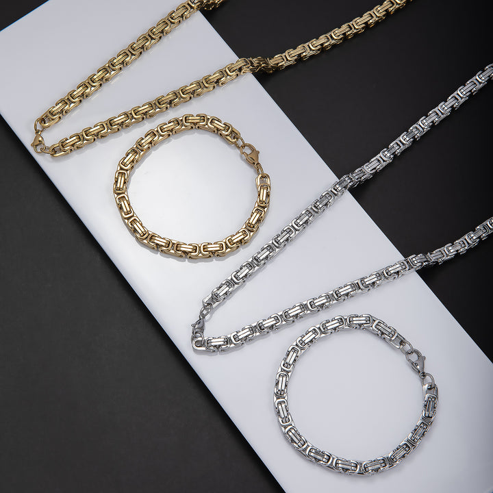 Chunky Link Chain Jewelry Set Stornfield