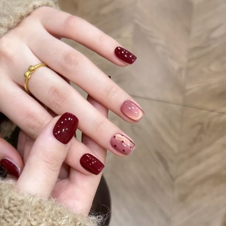 Artistic Nail Art Extensions with Decorative Accents
