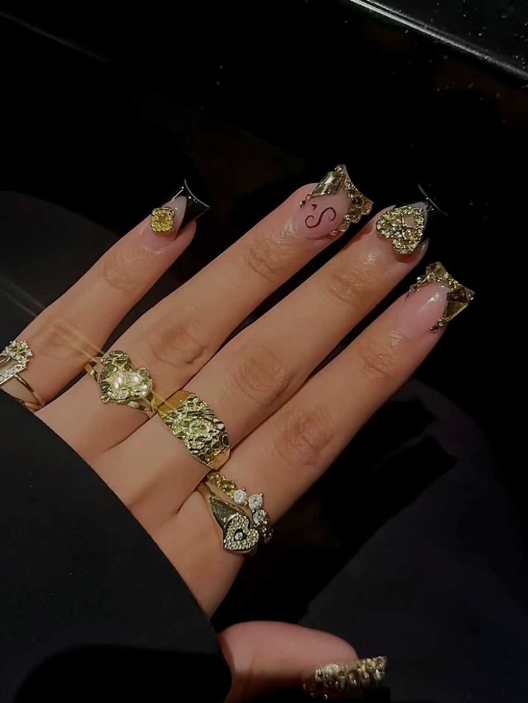 Luxury Rhinestone Nail Enhancements Stornfield