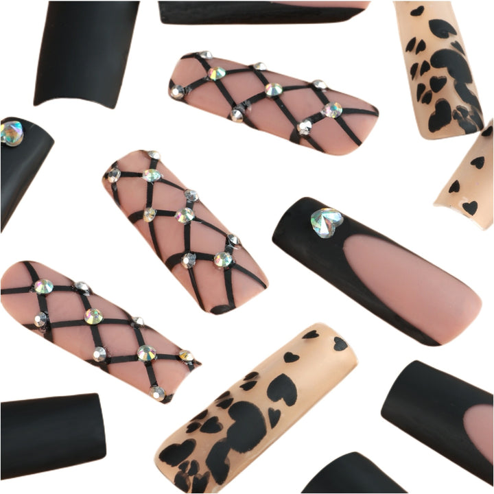 Ornate Butterfly-Inspired Acrylic Nail Extensions Stornfield