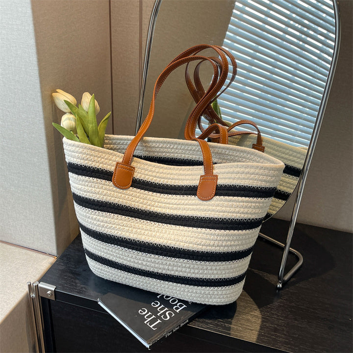 Stylish Striped Beach Tote Stornfield