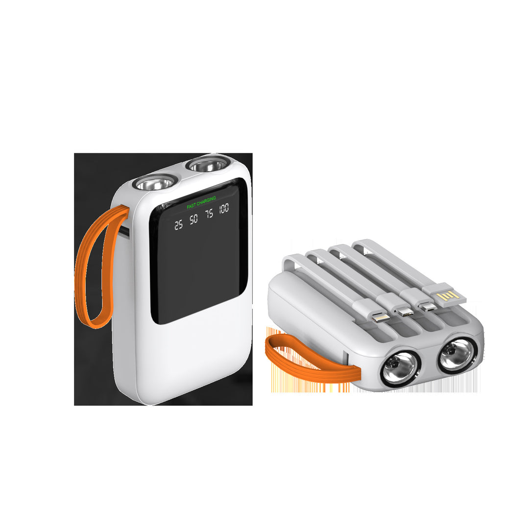 Portable power bank with versatile charging ports and LED display Stornfield