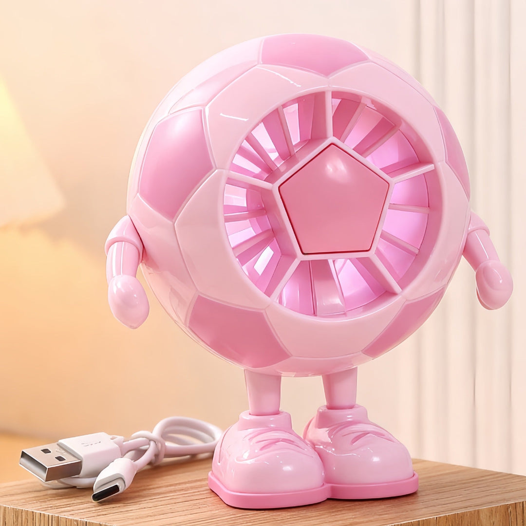 Ladies Portable Mini Hand Fan with Playful Animal Design Stornfield