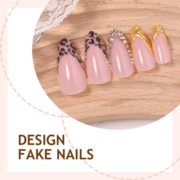 Creative nail art set with luxurious flower and glitter accents Stornfield