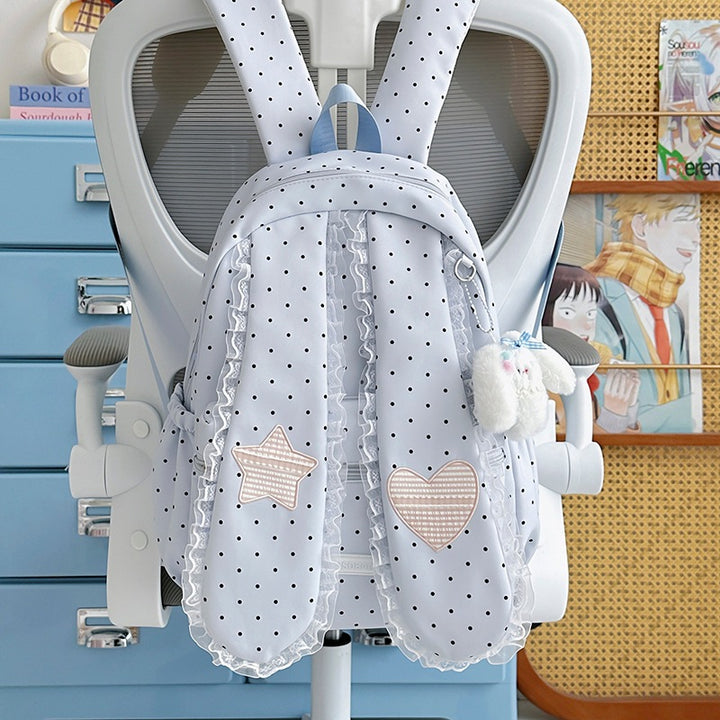 Cute Bunny-Ear Drawstring Backpack Stornfield