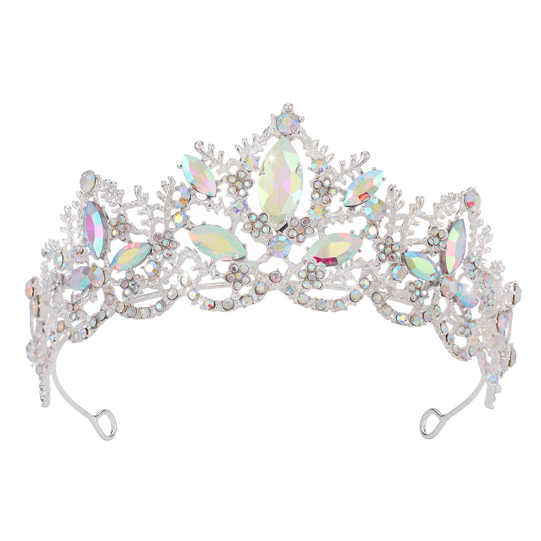 Ladies Glamorous Tiara with Sparkling Crystal Decorations Stornfield