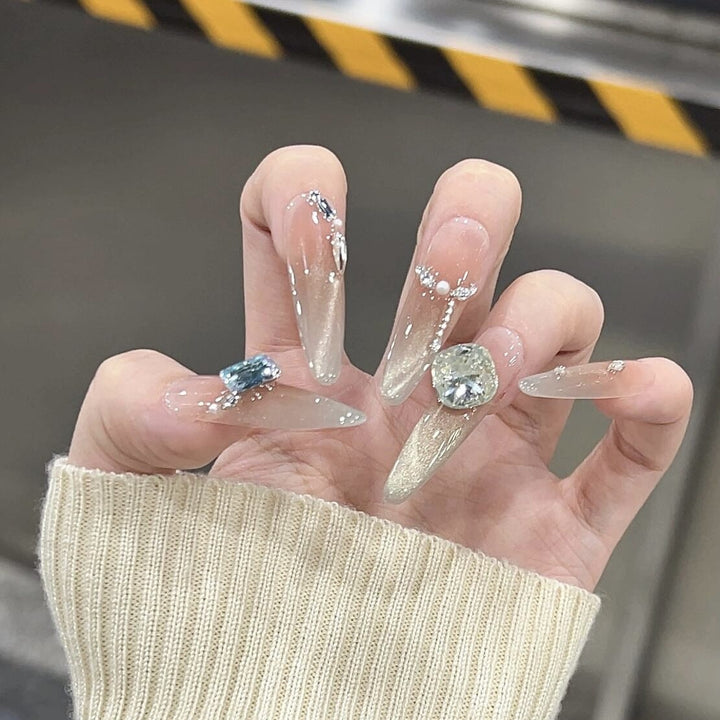 Glossy Ombre Press-On Nails