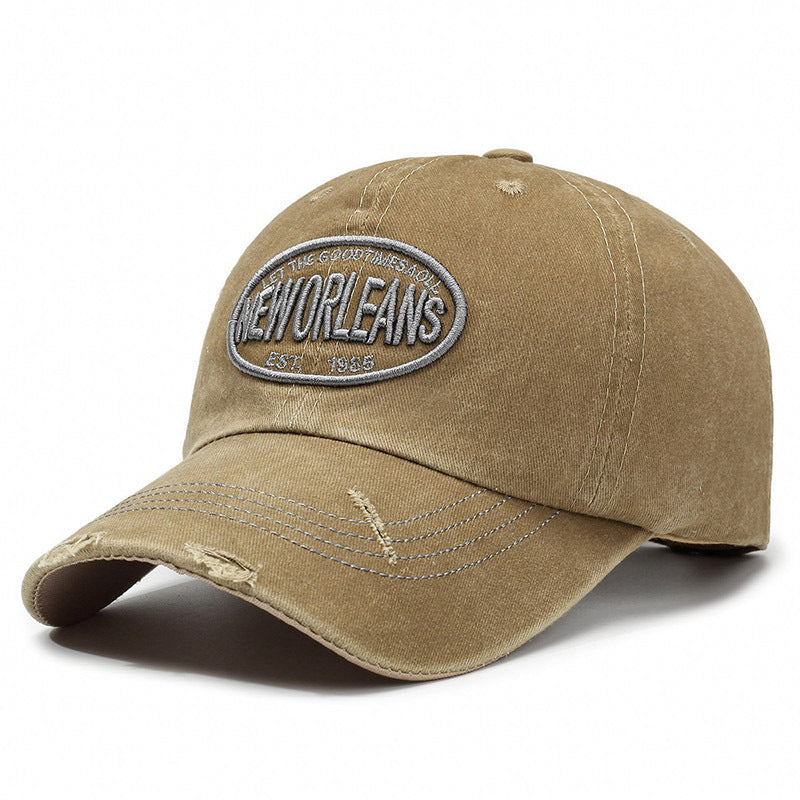 Women's Distressed Cotton Baseball Cap Stornfield 1784083760