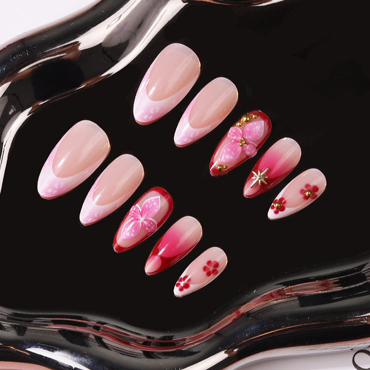 Premium Artistic Press-On Nail Collection Stornfield