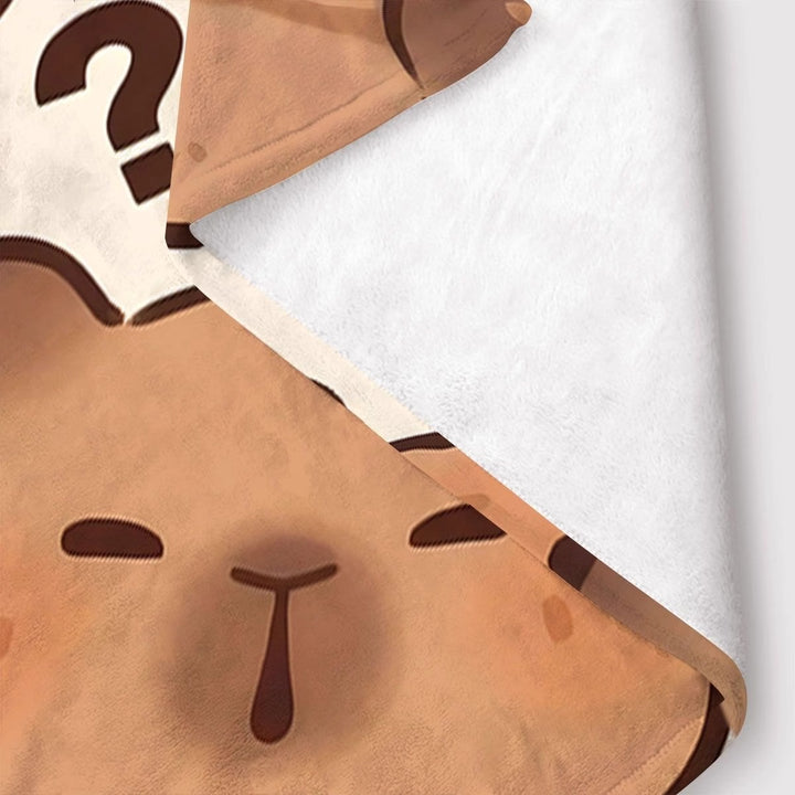 Fun Cartoon-Themed Plush Throw Blanket