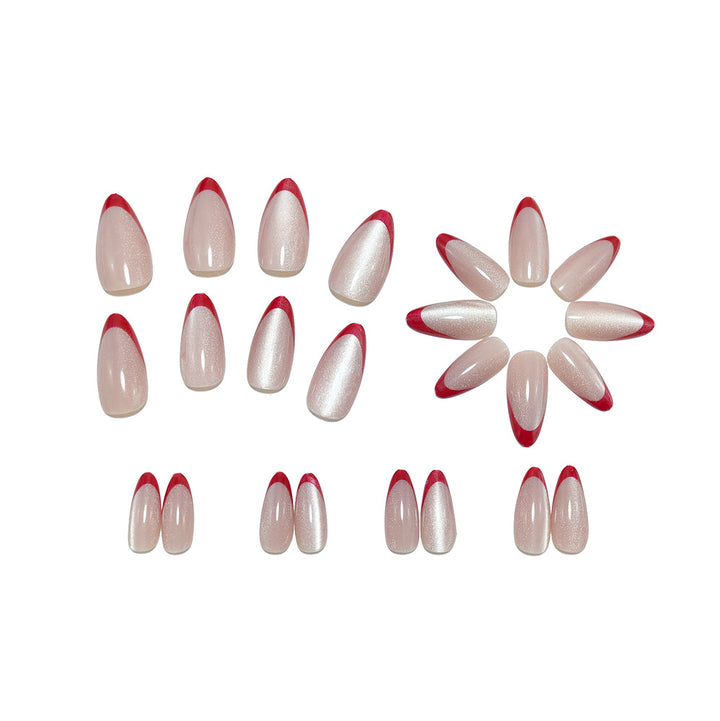 Noble Stiletto Fake Nails with Glossy Finish and Gradient Stornfield