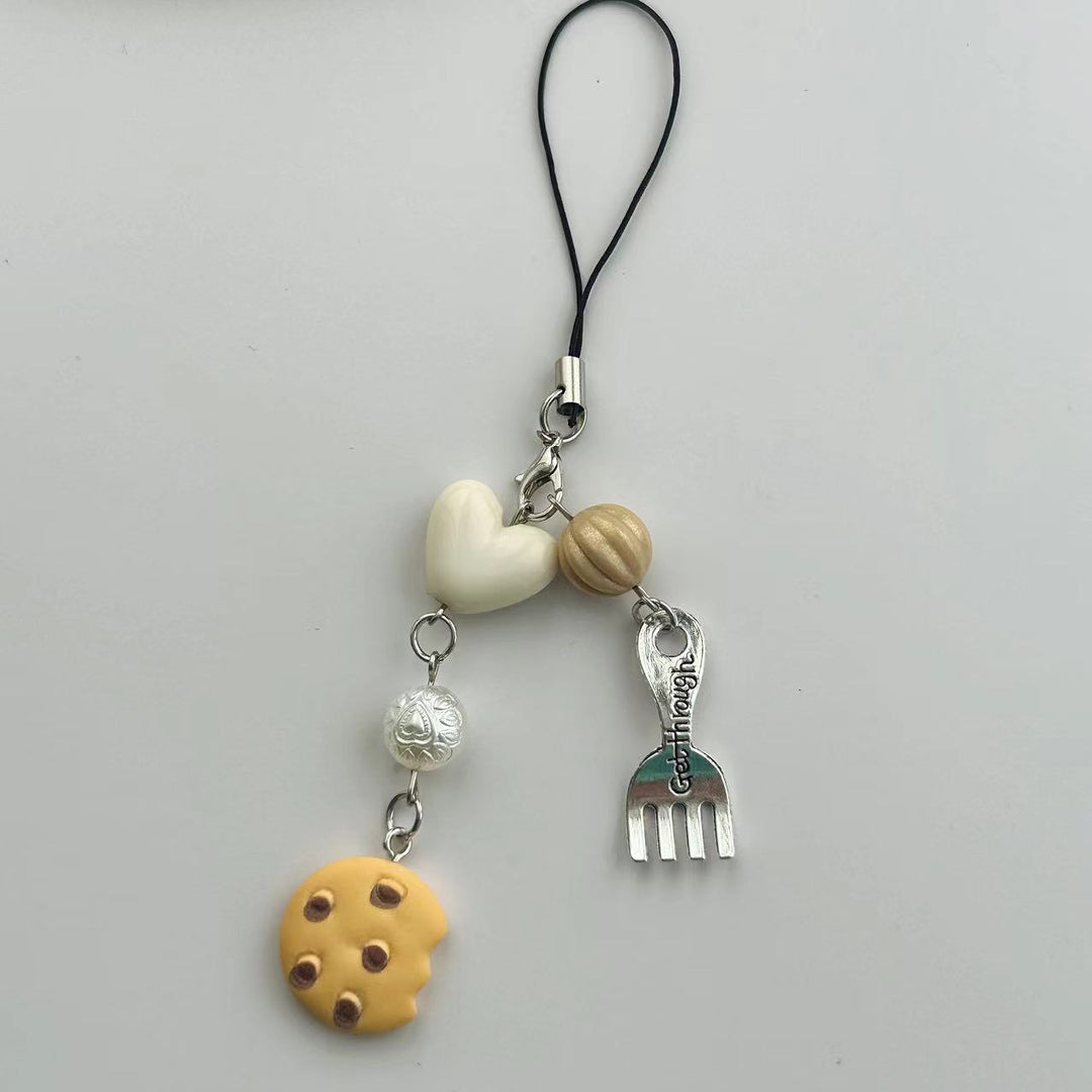 Whimsical Food-Themed Charm Keychain Stornfield